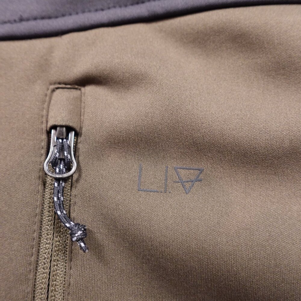 LIV Outdoor Jett Softshell Jacket men's medium taupe gray - Picture 2 of 12